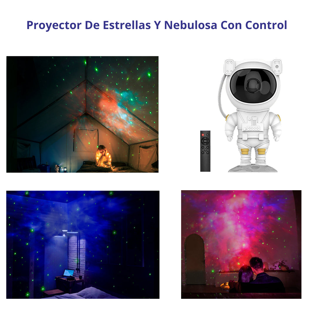 Astronauta Proyector de Galaxia